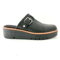 New: Women's Wayde Slip-On Clogs By Naturalizer Leather Shoes, Chic Style And Effortless Slip-On Comfort Set This Handsome Clog Apart From The Rest. It Features Soft, Fuzzy Linings And Naturalizer's Signature Comfort+ Technology For A Premium Fit And All-Day Comfort. Black Women's Size 8 M New With Product Stickers Tatted To The Bottom Of Soles. No Original Box. Open To Reasonable Offers. Questions? Leave A Comment Below! Black Slip-ons With Ortholite Insole For Spring, Black Flat Heel Clogs For Spring, Black Closed Toe Slip-ons With Cushioned Footbed, Black Closed Toe Slip-ons With Leather Footbed, Black Flat Clogs With Cushioned Footbed, Synthetic Mules With Leather Footbed And Round Toe, Black Leather Clogs With Removable Insole, Leather Flat Platform Clogs, Synthetic Slip-on Clogs With Leather Footbed