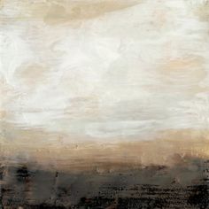 an abstract painting with brown and white colors