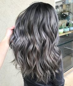 Brown Multidimensional Hair, Body Wave Perm Gray Hair, Sterling Hair Color, Blending Gray Hair With Lowlights, Dark Brown Hair With Silver Highlights, Light Ash Brown Hair With Highlights, Pelo Color Ceniza, Light Brown Hair Colors, Wash Out Hair Color