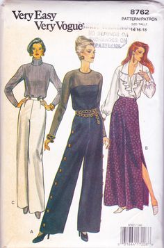 two women's pants, one with high waist and the other with wide legs