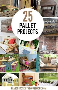 25 pallet projects that are easy to make and great for decorating your home