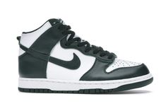 Nike Dunk High Spartan Green, Dunk High Spartan Green, Nike Font, Basketball Silhouette, Nike Sb Dunk High, Sb Dunk High, Nike Models, Sneaker Stores, Michigan State Spartans