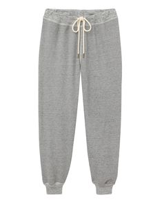 This worn in sweatpant is the perfected version of a vintage gym pant. Its drawstring waistband and ribbed cuffs make for a relaxed look. 100% Cotton Machine Wash Cold Tumble Dry Low Made in the U.S.A. Sporty Drawstring Joggers For Lounging, Sporty Drawstring Sweats For Lounging, Vintage Gym, Emily And Meritt, Army Pants, Sweat Pant, Gym Pants, Drawstring Waistband, Vintage Sweatshirt