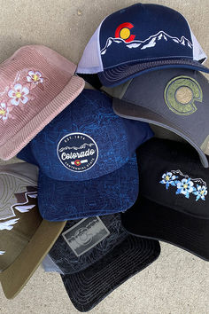 Need a dope Colorado hat that your buddy doesn't essentially already have? We got you. Top-of-the line when it comes to quality and comfort. Scope our wide variety of Colorado hats and learn more below! Flatbill Hats Snapback, Embroidered Snapback Baseball Cap For Outdoor, Adjustable Snapback Trucker Hat For Hiking, One Size Snapback Adventure Hat, Trucker Snapback Hat For Hiking, Cheap Snapback Hats For Fishing