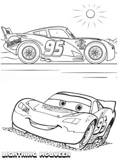 cars coloring pages for kids to print out and color on the page with their name