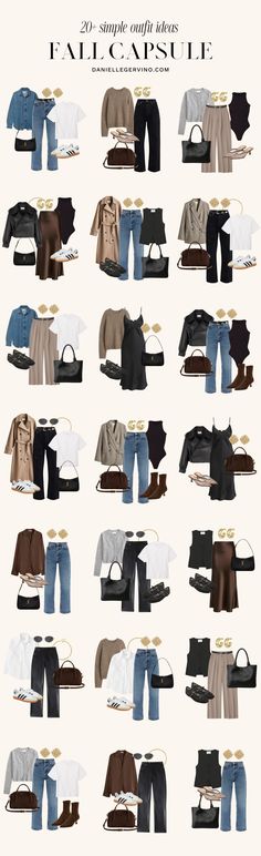 My Fall Capsule Wardrobe for the 2024 Season Office Ootd Casual, Fall 24 Capsule Wardrobe, Capsule Wardrobe Autumn Winter, Casual Outfits Autumn 2024, Capsule Winter Wardrobe 2023, Lyon France Outfit, Must Have Wardrobe Essentials Women, Fall Workwear 2024, Capsule Wardrobe Autumn 2024