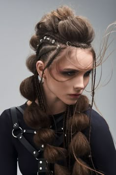 Viking Hairstyles, Mohawk Hairstyles For Women, Viking Braids, Avant Garde Hair, Viking Hair, Mohawk Hairstyles, Hairstyles For Women, Hair Art, Lucca