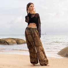 Zinnia Pearl Get a one-of-a-kind boho chic look with the Chesa patchwork pants! Handmade from soft cotton, these ethnic plus size pants blend eye-catching patchwork, tribal prints and patterns for flowy, figure-flattering style. -Unique patchwork design with mix of boho prints -Soft, lightweight cotton is cool and comfortable -Relaxed, flowy fit designed for curves -Elastic waistband and hem for custom fit -Vibrant colors and bold patterns Show off your free spirit in these artistic patchwork pa Patchwork Kimono, Patchwork Pants, Boho Prints, Plus Size Fits, One Plus, Pants Straight Leg, Plus Size Pants, Patchwork Designs, Boho Vibe