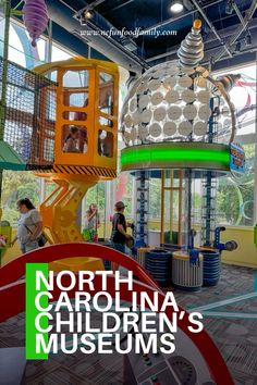 the north carolina children's museum is featured in this advertisement for its new exhibit