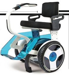 Le premier fauteuil roulant tout-terrain Disabled People, Silver Surfer, Transportation Design, Tricycle, Folding Chair, Robotics