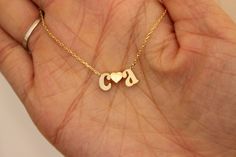 "Available in silver or gold. Also available in necklace. Your choice of two initials ( A-Z) and an ampersand on a delicate chain. Letter available in uppercase and lowercase. Please select an option at the drop out menu. You can also add one or many more letters to your bracelet to create word like \" Love\" or a name like \"Kathy\" or anything. Each additional letter will be $6 more, please click on the link to see the listing, a heart is consider as a letter. www.etsy.com/listing/167278836/ad Dainty Initials Necklace For Anniversary, Dainty Initial Necklace For Anniversary, Create Word, Necklace Boyfriend, Bracelet Couple, Couple Bracelet, Letter Bracelet, Couple Bracelets, Create Words