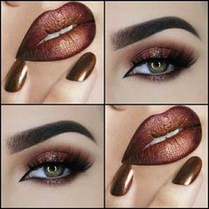 Copper Makeup, Kylie Lipstick, Makeup Sephora, Smink Inspiration, Glam Squad, Eye Make, Makeup Makeup, How To Apply Makeup