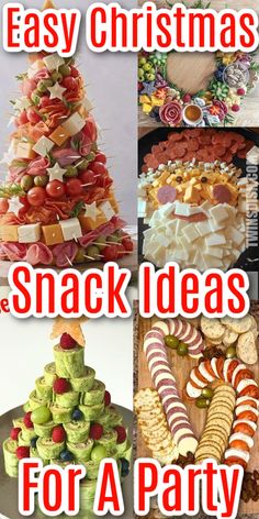 easy christmas snack ideas for a party