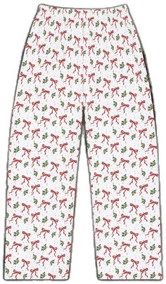 Christmas Bedtime Long Bottoms, Casual Christmas Holiday Pants, Cotton Pants For Christmas Loungewear, Casual Holiday Pants For Christmas, Casual Christmas Sleepwear With Elastic Waistband, Christmas Cotton Bottoms With Elastic Waistband, Cotton Lounge Pants For Christmas, Christmas Cotton Loungewear Bottoms, Cozy Christmas Pajama Party Bottoms