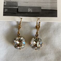 Anthropologie Earrings. $15 Ea Classic Adjustable Earrings For Formal Occasions, Classic Party Crystal Earrings With Ear Wire, Elegant Adjustable Crystal Earrings With Ear Wire, Anthropologie Earrings, Anthropologie Jewelry, Earrings Color, Anthropologie, Jewelry Earrings, Women Jewelry