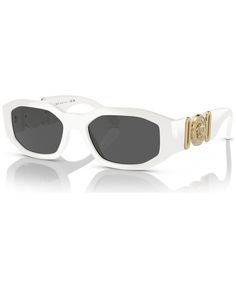 in stock Designer White Polarized Sunglasses, Designer White Sunglasses With Polarized Lenses, Luxury White Sunglasses With Uv Protection, Elegant Optic White Polarized Sunglasses, Elegant Optic White Sunglasses With Tinted Lenses, Elegant Optic White Sunglasses With Mirrored Lenses, Luxury Optic White Sunglasses With Polarized Lenses, Formal White Sunglasses With Mirrored Lenses, Elegant White Sunglasses For Formal Occasions