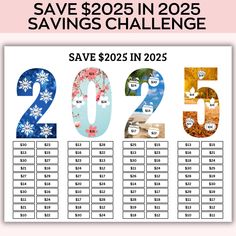 the save $ 20 in 205 savings challenge is now available for everyone to use it