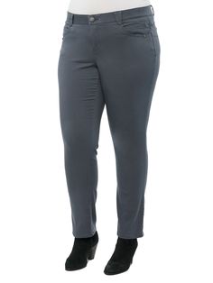 Absolution Booty Lift Plus Straight Leg Colored Stretch Jean Shadow Grey Lose Belly Fat Workout, Fat Burning Workout, Malbec, Lose Belly Fat, Colored Jeans, Grey Jean