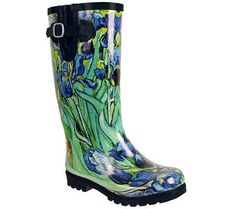 Nomad Puddles Irises Rain Boots Best Rain Boots, Cute Rain Boots, Van Gogh Irises, Garden Boots, Rain Boots Women, Heavy Snow, Rain Rain, Womens Rain Boots, Rain Boot