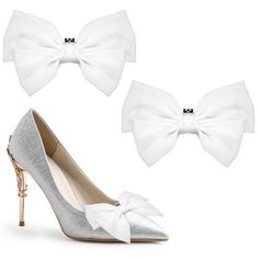 PRICES MAY VARY. Package Content: You will receive 1 pair of bow shoe clips and the size of each shoe clip is 12x8cm/4.72x3.15 inch. They can be worn to decorate your shoes and make you look more elegant. Product Material: Our shoe clips are made of premium satin fabric, which adds a touch of sophistication and charm, enhancing the overall temperament of high heels. DIY Shoes: You can clip these bow shoe clips to the shoe tip or shoe side, and can easily customize shoes of different styles, styl Customize Shoes, Accessories For Wedding, Bow Shoes, Croc Charms, Shoes High, Decorated Shoes, Dress Shoes Womens, Shoe Clips, Diy Shoes