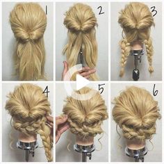 Long hair conditon. Looking after your own lengthy hair really does not need to be problematic. Right now there are numerous fantastic items and remedies on the market for use today. #longhairstyles Ponytail Hairstyles Easy, Victorian Hairstyles, Hairstyles Bridesmaid, Long Hair Updo, Super Hair, Summer Hairstyles For Medium Hair, Hair Updo, Hair Spray, Elegant Hairstyles