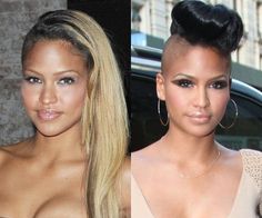 Cassie Ventura Cassie V, Cassie Hair, Long Mohawk, Bernice Burgos, Shaved Pixie, Cassie Ventura, Casual Hair, Long Blond, Barbie Makeup