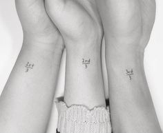 Three Small Tattoos, Tattoo For Three Siblings, Three Matching Tattoos, Three Sibling Tattoos, 3 Friend Tattoos, Three Sister Tattoos, Siblings Tattoo For 3, Partner Tattoos