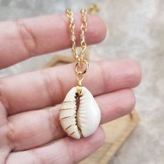 ON SALE Sea Shell Necklace Cowrie Shell Necklace Natural | Etsy Sea Shell Necklace, Cowrie Shell Necklace, Beaded Sandals, Seashell Necklace, Brass Bracelet, Jewelry Beaded, Jewelry Birthday, African Beads, African Jewelry