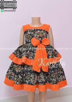 African Dresses For Kids For Girls, Cotton Frocks For Kids, Frocks For Kids