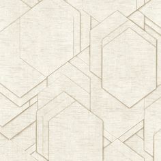 an abstract beige wallpaper pattern with hexagonal shapes and lines on the surface