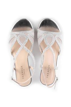 The Paradox London 'Justine' low heel wedge sandals feature mesh and diamante detailing. This pretty sparkle will add allure to your special occasion outfit. Wide Fit Wedding Shoes, Occasion Outfit, Special Occasion Shoes, Wide Fit Sandals, Low Heel Wedges, Glitter Sandals, London Shoes, Wide Fit Shoes, Wedding Sandals