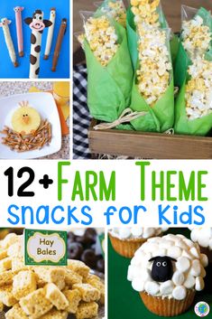 12 farm theme snacks for kids