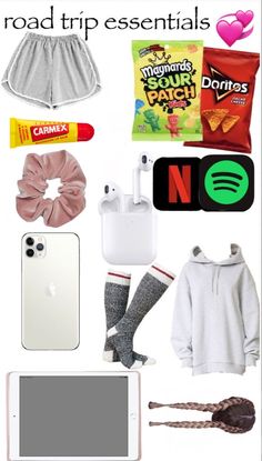 Road Trip Essentials List, Trip Essentials Packing Lists, Travel Backpack Essentials, Road Trip Bag, Road Trip Kit, Trip Bag, Road Trip Packing List, Travel Bag Essentials, Teen Trends