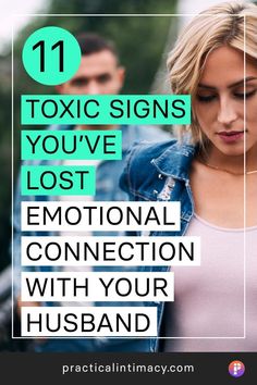 If you're worried you've lost emotional connection with your husband, you need to read these 11 warning signs to get back on track. Learn what to look out for in your marriage, and how to rebuild… Emotional Intimacy, Marriage Therapy, Intimacy In Marriage, Relationship Blogs, Relationship Lessons, Relationship Psychology