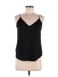 Express Sleeveless Blouse Size: X-Small Tops - used. 100% POLYESTER | Express Sleeveless Blouse: Black Tops - Size X-Small Cheap Zara Party Camisole, Black Sleeveless Blouse, Blouse Black, Black Sleeveless, Small Tops, Sleeveless Blouse, Sleeveless Top, Women Handbags, Womens Tops