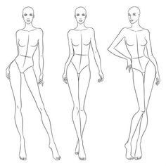 three female mannequins in different poses