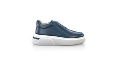 🤩 Enjoy discounts of up to 30% off and take advantage of our best pieces of the new year! 🤩 Modern Blue Sneakers With Stitched Sole, Casual Blue Calf Leather Sneakers, Casual Blue Custom Sneakers With Leather Sole, Blue Leather Sneakers With Textured Sole, Modern Blue Leather Sneakers, Blue Leather Modern Sneakers, Blue Leather Sneakers With Stitched Sole, Casual Blue Calf Leather Shoes, Blue Low-top Leather Shoes With Textured Sole