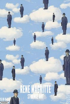 an image of men standing in the clouds with one man wearing a suit and tie