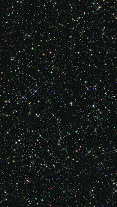 an image of many stars in the night sky