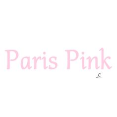 the words paris pink are written in pink ink