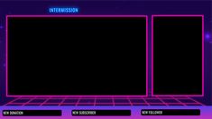 an image of a computer screen with the words interenssion on it in blue and pink