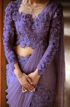 Sagan Dresses, Lilac Dress Outfit Wedding, Lavender Color Saree, Reception Dress Indian, Ancient Dress, Frock Designs, Simple Saree Designs, Chemistry Lessons, Latest Bridal Dresses