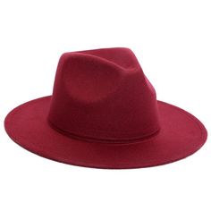 Wide Brim Vintage Fedora and Panama Hat-Hats-Innovato Design-Wine Red 2-Innovato Design Womens Felt Hat, Brim Hats For Women, Style Alt, Fedora Fashion, Wood Inlay Rings, Mens Hats Fashion, Womens Fedora, Mens Sun Hats, Fedora Hats