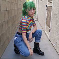 @morguemami on ig Fashion 90s, Super Hair, Grunge Look, Pastel Hair, Dye My Hair, Grunge Goth, 90s Grunge, Grunge Hair