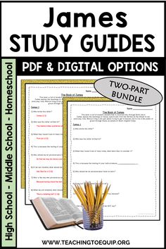 the james study guide for students to use with their own text, and an open book