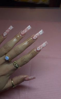 Cruise Nails, Her Nails, Unique Acrylic Nails, Bling Acrylic Nails, Acrylic Nails Coffin Short