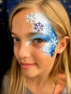 Kids Face Painting Easy, Easy Face Painting Designs, Makeup Christmas