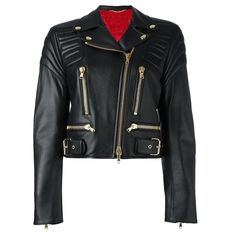 Women Moschino Cropped Biker Leather Jacket Women Moschino Cropped Biker Leather Jacket is one of our signature jackets we offer. A staple that is a must for your closet. The jackets that will leave you in awe forJH-WJ-80921JH-WJ-80921 wanting more. Our slim-fit biker jacket range will impress you, with the addition of this Slim Fit Black Red Front Women Moschino Cropped Biker Leather Jacket you would love to incorporate this into your wardrobe. Details Style : Motorcycle Color : Black Material Harley Davidson Jackets Women, Black Rider, Fitted Biker Jacket, Skull Motorcycle, Moschino Jacket, Skull Jacket, Women Leather Vest, Cafe Racer Leather Jacket, Cropped Biker Jacket