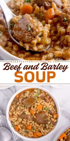 Hearty, comforting beef and barley soup is perfect for chilly evenings. This classic dish combines tender beef, nutritious barley, and a medley of veggies simmered to perfection. Barley Soup Recipe, Cozy Soup, Dinner Favorites, Beef Filet, Beef Soup Recipes, Beef Barley, Beef Barley Soup, Kitchen Top, Vegetable Beef Soup