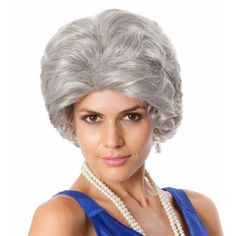 New Product Who You Callin’ Old Lady? You Don’t Just Need To Dress Up As Grandma To Enjoy The Grey Wig. Helen Mirren, The Queen Elizabeth, And Rita Moreno Are Popular Choices For This Cute Natural Gray Hair Wig. Looks Like Real Hair: We Use Our Own Mattesilk Fiber, So Your Wig Is Softer, Thicker And More Realistic Than Other Wigs. We Photograph Our Own Models, So You Get The Same Wig As Shown In Our Photos. Adjustable Wig Cap Fits All Size Heads: Thanks To Our Comfortable Stretchnet, Elastic Wig Cotton Ball Old Lady Wig, Old Woman Wig, Grandma Wig, Grey Hair Wig, Best Human Hair Wigs, Affordable Wigs, Wig Party, Grey Wig, Natural Gray Hair